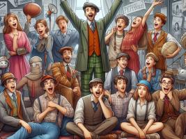 A theatre performance with memories as content